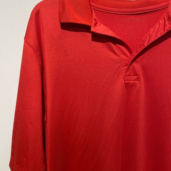 Head Men's Red Collared Short Sleeve Stretch Golf Polo Shirt Size Large - Picture 4 of 11